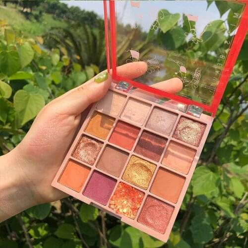 2020 Newest 16Colour Eyeshadow Palette Matte EyeShadow Naked Palette Glitter Eye Shadow MakeUp Set Eye Cosmetic