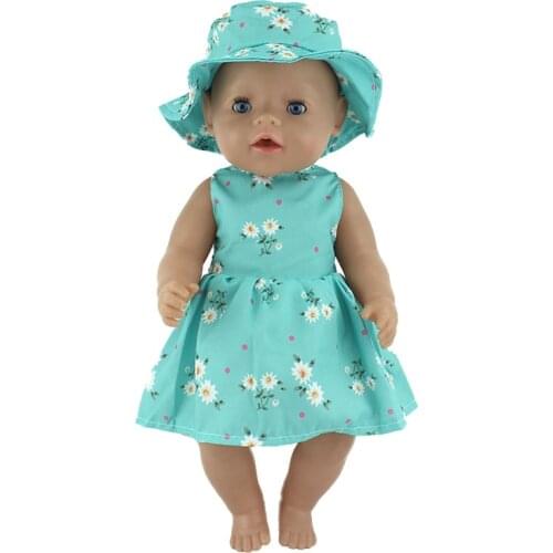 Fashion Outfits Wear For 43cm Baby Doll 17 Inch Reborn Babies Clothes
