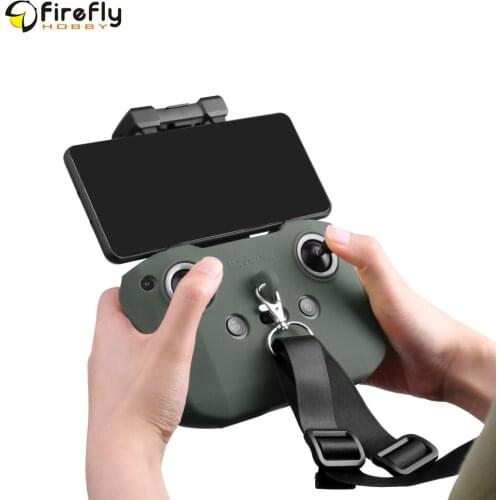 Sunnylife Remote Controller Silicone Protective Cover with Strap Silicone Sleeve Cover for Mavic Air 2