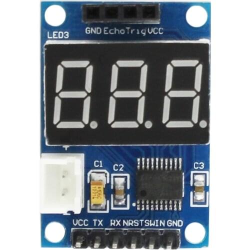 Ultrasonic Distance Measurement Module Test Board to Provide 5V Test Board Test HC-SR04 Display Range Finder
