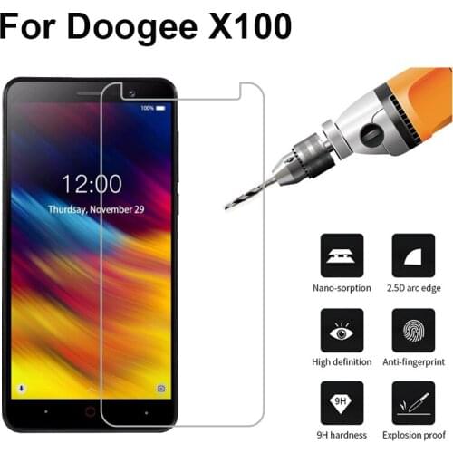 Tempered Glass for Doogee X100 9H Explosion-proof Protective Smartphone Film Screen Protector for Doogee X100 Case Glass Cover