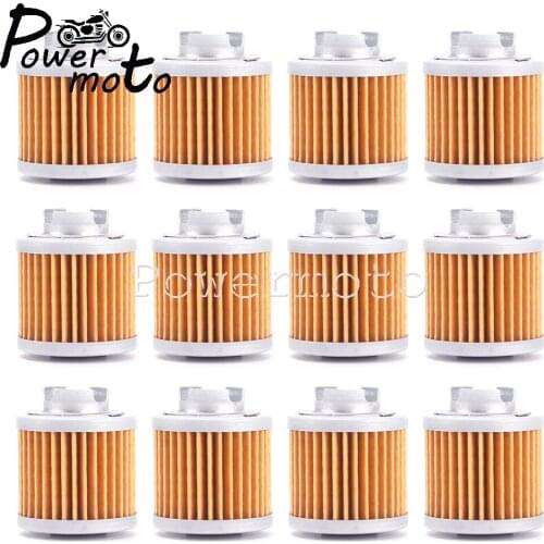 12X Yellow Oil Filter Cleaner for SSR 150/160 TX/TR Daytona 150/190 2V Takegawa & Kitaco Pit Bikes Engines 150cc Zongshen 155cc