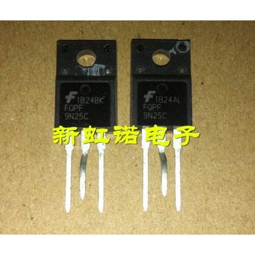 5Pcs/Lot New Original FQPF9N25C Stereotypes Feet Integrated circuit Triode In Stock