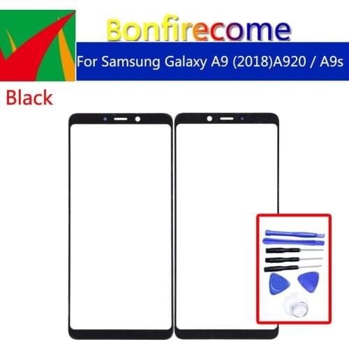 6.3"For Galaxy A9 (2018) A920 SM-A920F A9s A9200 SM-A9200 Front Outer Glass Touch Screen Lens Replacement