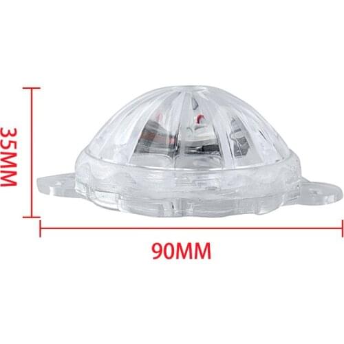 Car Motorbike RGB Atmosphere Lamp DC 12V Moto Chassis Light Motorbike Flash Strobe Light Led Decoration Lamp Tail Brake Fog Lamp