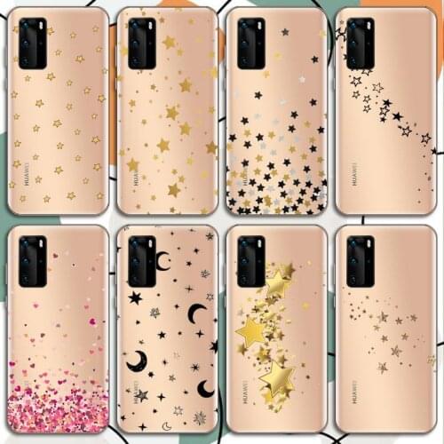 Galaxy stars universe Phone Case Transparent for Huawei mate 20 10 9 8 X S 5G Z Enjoy pro plus