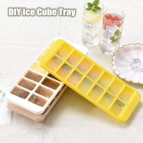 DIY Ice Cube Tray Home Made DIY Ice Cube Tray Maker Mold Soft Silicon Ice Cube Mold For Whisky