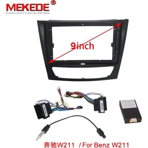 MEKEDE For Benz Smart W211 B200 X204 Benz W203 W209 Car Fascia Navigation Frame Dash Kit Universal Android Multimedia Player