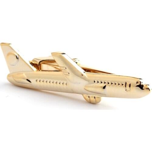 Angel wings men black tie clip