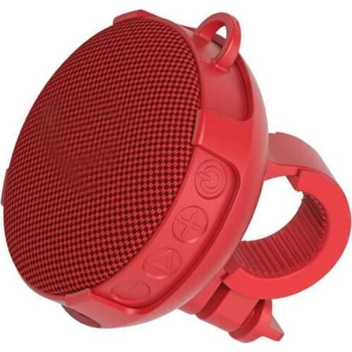 Outdoor Portable Bicycle Speaker Mini Column With Suction Cup IPX7 Waterproof Shower Sound Boombox Woofer Hands Free