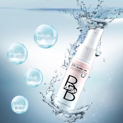 Spray BB Cream Concealer Brighten Whitening Moisturizing Base Face Foundation Makeup Beauty Skin Care 20ml Korean Cosmetic Tools