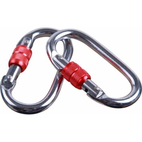 Outdoor O-Shaped Alloy Steel Main Lock Mountaineering Hook Climbing Carabiner
