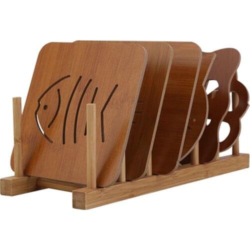 Thickened Anti Scald Heat Insulation Wood Household Kitchen Mat For Pot Cup Bowl Plate Table Pad