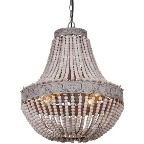 Vintage wood pendant light 3 light antique hanging kitchen light retro dining suspension lamp bedroom wood pendant light fixture