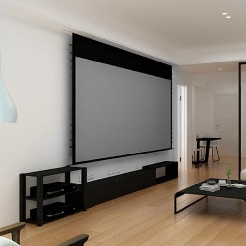 1.5gain 3.0gain 3D Silver Grey 4K Ultra HD Ready Cinema Format for Integrated electric In-ceiling mounted projection screens