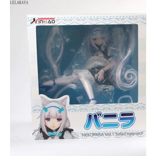 23cm Anime Nekopara Vanilla Maid Ver. Action Figure Model PVC 1/4 Scale Sexy Girl Painted Decoration Cloth Cartoon Doll