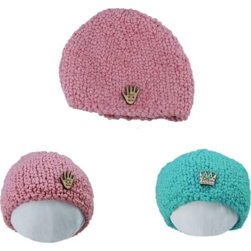 Clearance! 3pcs/Set Photo Shoot Newborn Infant Hat Boy Girl Bonnet Winter Baby Photo Hand Knit Cap for Photography Accessories