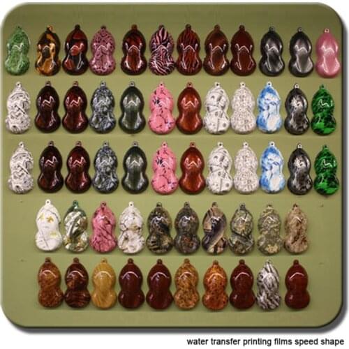 5 Pieces free shipping Black/White Hydrographic films water transfer printing films test plastic Pieces Speed Shape Black