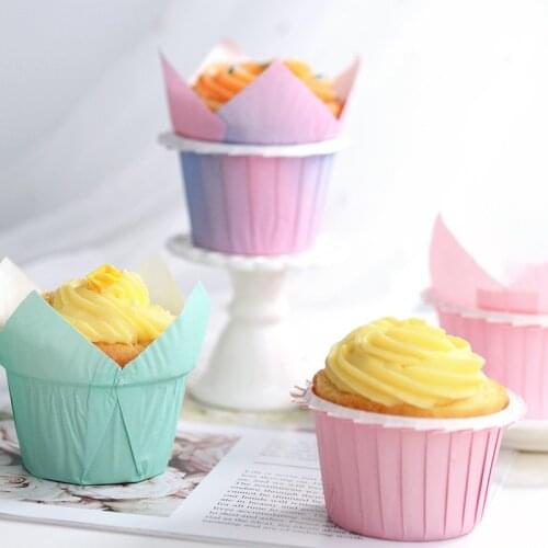 50Pcs Paper Muffin Cupcake Paper Cups Cupcake Liner Baking Muffin Cup Cake Paper Cups Pastry Tools Cake Decoration Tool