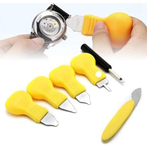 7pcs Watch Case Opener Set Watch Blade Back Cover Pry Remover Case Opener Set Watch Part Repairing Tool for Watchmaker