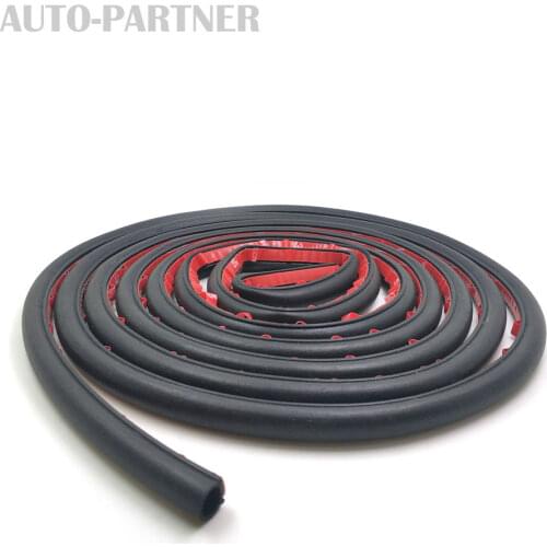 Auto rubber seals 3 Meters Small D Type door sound insulation noise insulation waterproof trim dust isolation Car Sealing Strip