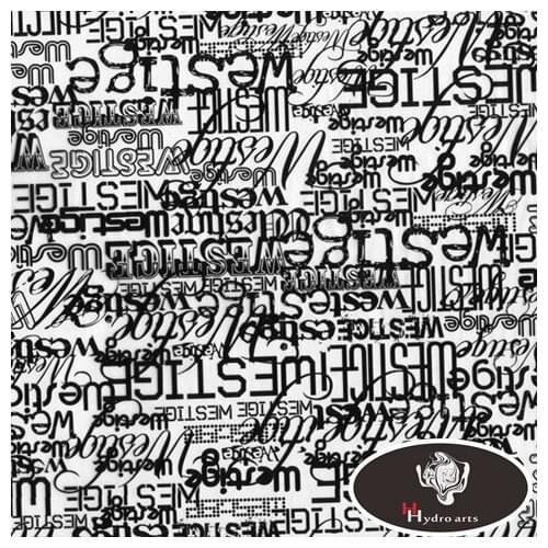 Free shipping!English Letter Hydrographic Film Water Transfer Printing Film 50cm*10m Aqua print HFD016
