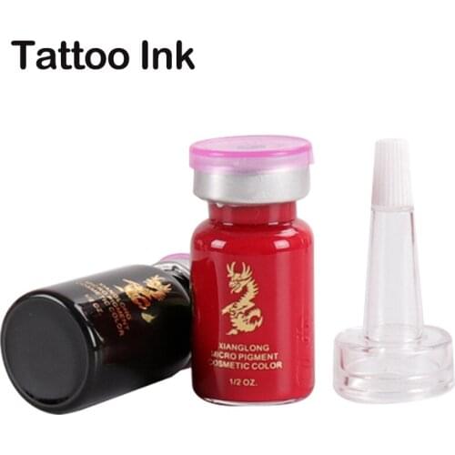 Practice Tattoo Ink Permanent Makeup Eyebrow Ink Lips Eye Line Tattoo Color Microblading Pigment Body Art Beauty Tool Supplies