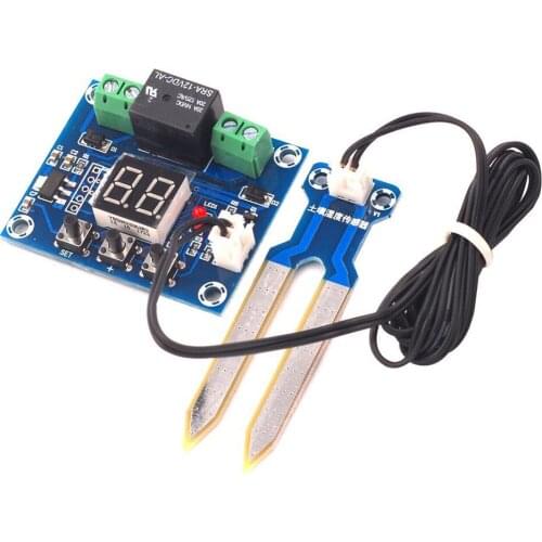 XH-M214 12V Digital Soil Humidity Sensor Controller Irrigation System Automatic Watering Detector Module Soil Moisture Test 2021