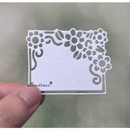 Flower rectangle frame Metal Cutting Dies for DIY Scrapbooking Album Paper Cards Decorative Crafts Embossing Die Cuts