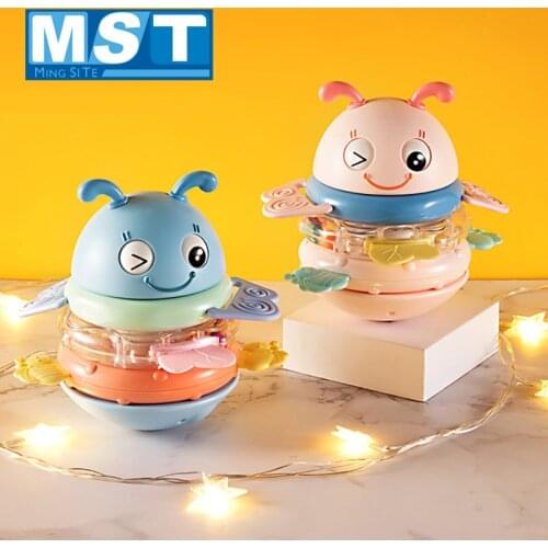 Baby Toys Stacking Tumbler Animals Music Rattle Baby Sorting Stacking Game Toy Intelligent Development Educational Toy For Child