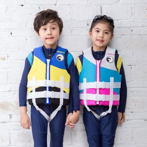 Water Sports Neoprene Kids Life Vest Jacket Lifejacket for Children Toddler Baby Boys Girls Youth Float Swimming Buoyancy Device