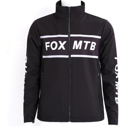 Mens Cycling Jacket Long Windproof Road Mountain Bike Giacca Invernale MTB Jackets Bicycle Racing Motocross Gear FOXMTB Jerseys