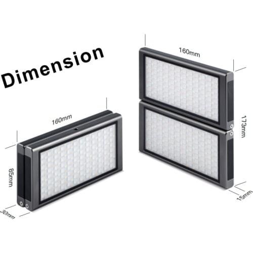 Falcon Eyes F7 Fold LED Light 24W Pocket RGB APP Control HIS Mode photographic Led Lighting for Camera Video VS Aputure Godox