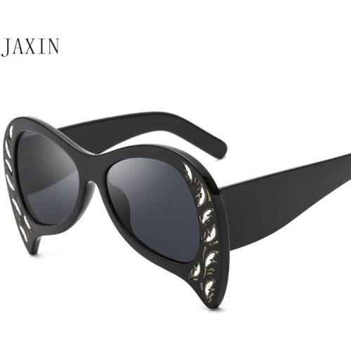 JAXIN Fashion butterfly Sunglasses Women personality trend brand design Sun Glasses lady modern cute wild glasses UV400 oculos