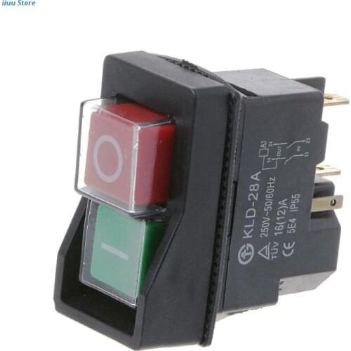 KLD-28A Waterproof Magnetic Switch Explosion-proof Pushbutton Switches 220V IP55