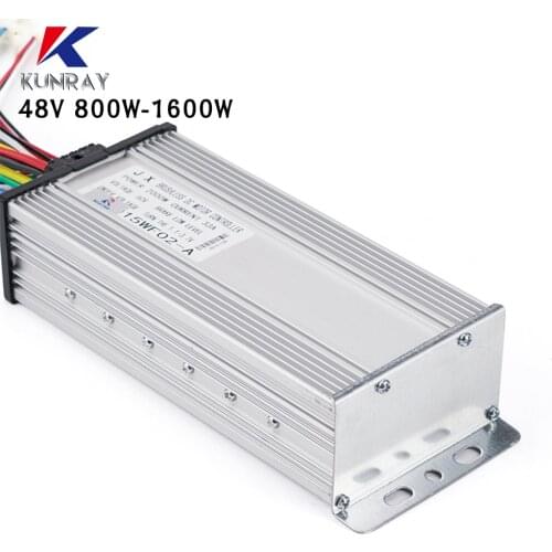 Ebike controller 48V 800W-1600W 12 Mosfet Brushless electric bike conversion kit motor controller electric bike speed controller