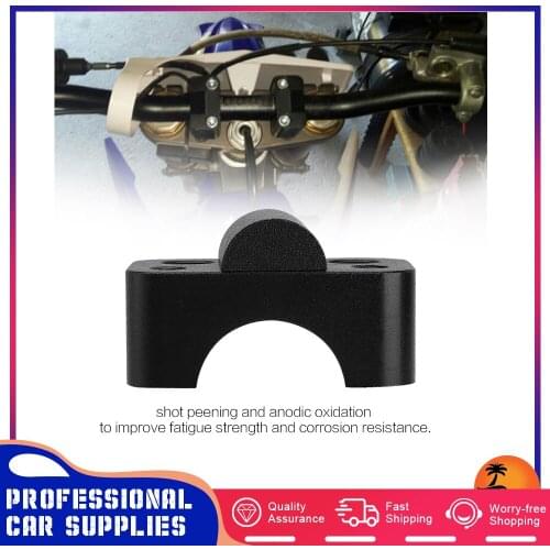 HandleBar Fat Bar Risers Mount Clamp Adaptor Reducing Handlebar Adapter Code Motorcycle ATV Quad Universal Black