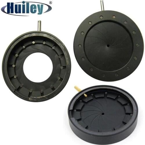 Amplifying Diameter Metal Zoom Optical Iris Diaphragm Aperture Condenser for Camera Lens Microscope Optical Instrument Vision