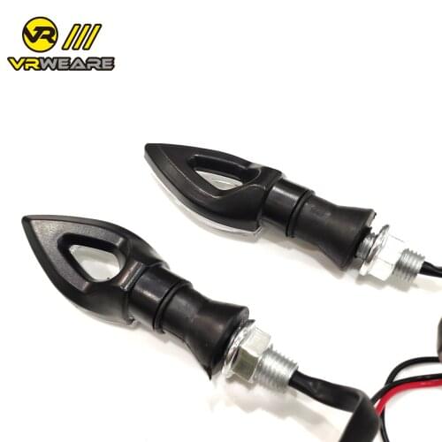 LED Turn Signal Motorcycle Turn Signals Light Tail Lights Indicators for Moto Motorbike Motorcycle Accessories yellow red