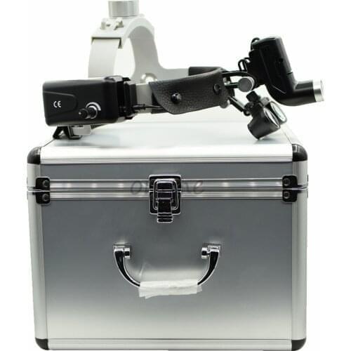 Dental With Aluminum Box 3.5X / 2.5X Dental Loupes Surgical For Ent Medical Operation Lamp Doctors Surgery Medical Magnifier