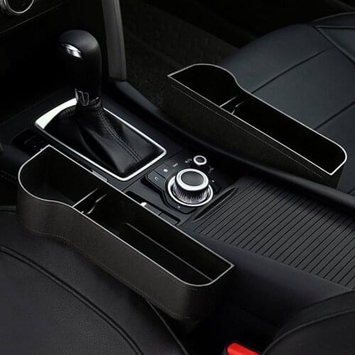 Universal Car Seat Gap Storage Box for Pocket Organizer Phone Holders Left or Right Pair Passenger Driver Side Accessories