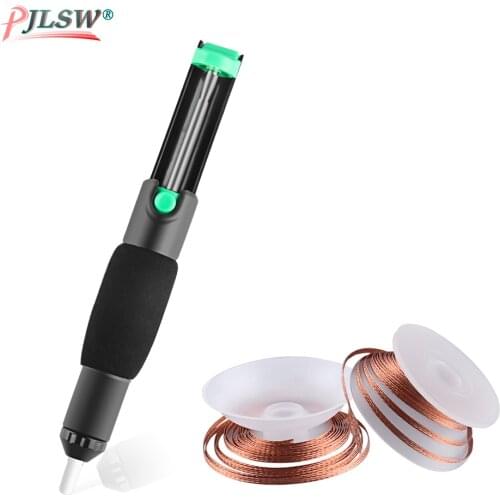 Suction Tin Solder Suckers Desoldering Gun Soldering Iron Sucker Pen Hand Tools Desoldering Pump DIY Forceps/soldering iron