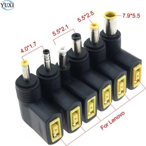 YuXi DC 4.0*1.7 5.5*2.1 5.5*2.5 7.9*5.5mm to Square Female Power Charger Adapter Plug Converter For Lenovo Laptop