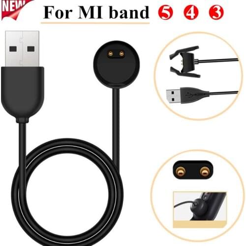 Charger For Xiaomi Mi Band 5 4 3 Miband 2 Smart Wristband Bracelet Mi band 5 Charging cable USB Clip Charger Cable