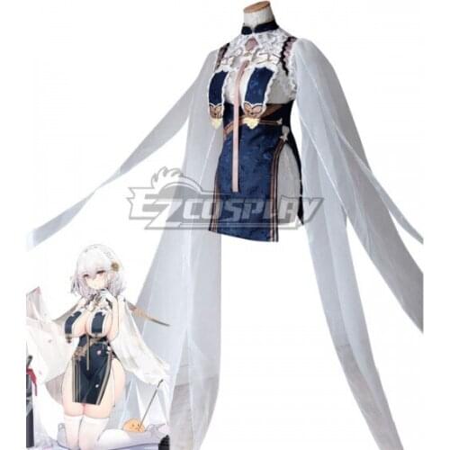 Azur Lane Azure Horizons Sirius Skin Women Sexy Cheongsam Halloween Carnival Uniforms Deluxe Party Dress Cosplay Costume E001