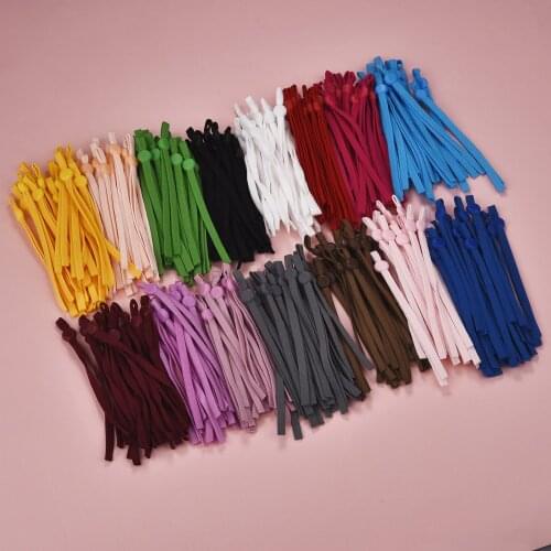 100Pcs Flat Mask Elastic Band Rubber Rope Ear Hanging Rope Adjustable DIY Soft Black White Elastic Sewing Mask Craft Accessories