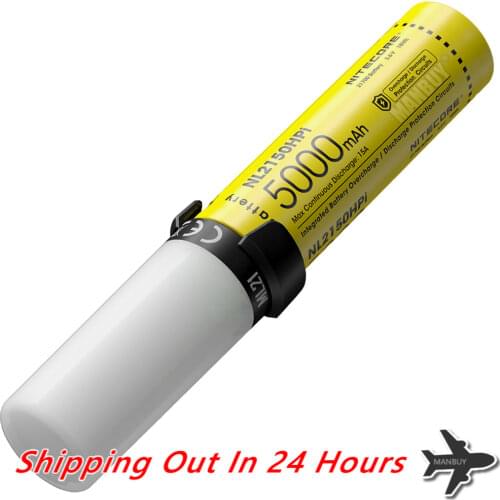 2021 NITECORE 21700 Intelligent Battery System NL2150HPi 5000mAh Rechargeable Battery +MPB21 Powerbank +ML21 High CRI Flashlight