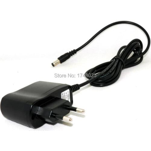 Free shipping 5pcs 10.5v 500ma power adapter 0.5A EU input 100 240v ac 50/60hz 5.5x2.1mm 0.9m DC cable Power Supply transformer