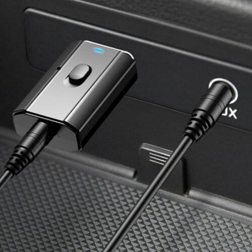 Bluetooth Transmitter Receiver for TV PC Car CD Player Headphones Speakers, Wireless 3.5mm AUX Adapter 2-in-1 V5.0 Audio Adapter