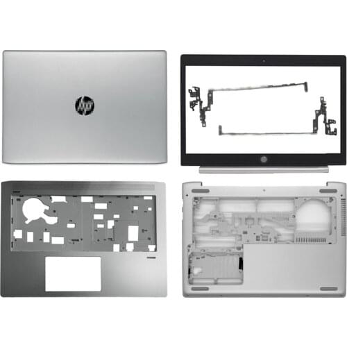 NEW Laptop LCD Back Cover/Front Bezel/Hinges/Palmrest/Bottom Case For HP Probook 440 G5 Top Back Case Silver